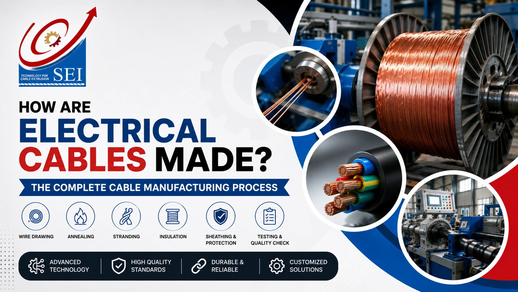 You are currently viewing How Are Electrical Cables and Wire Made? Complete Cable & Wire Manufacturing Process