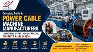 Read more about the article Complete Guide to Power Cable Machine Manufacturers: Different Types, Applications, Benefits & Selection