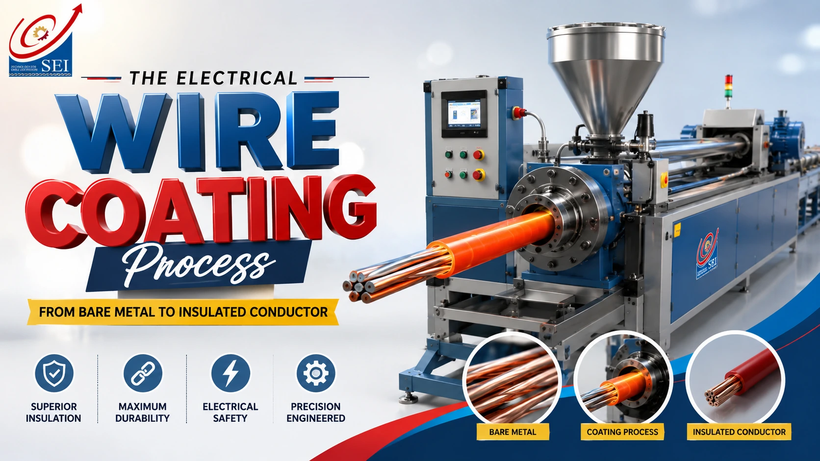 You are currently viewing The Electrical Wire Coating Process: From Bare Metal to Insulated Conductor