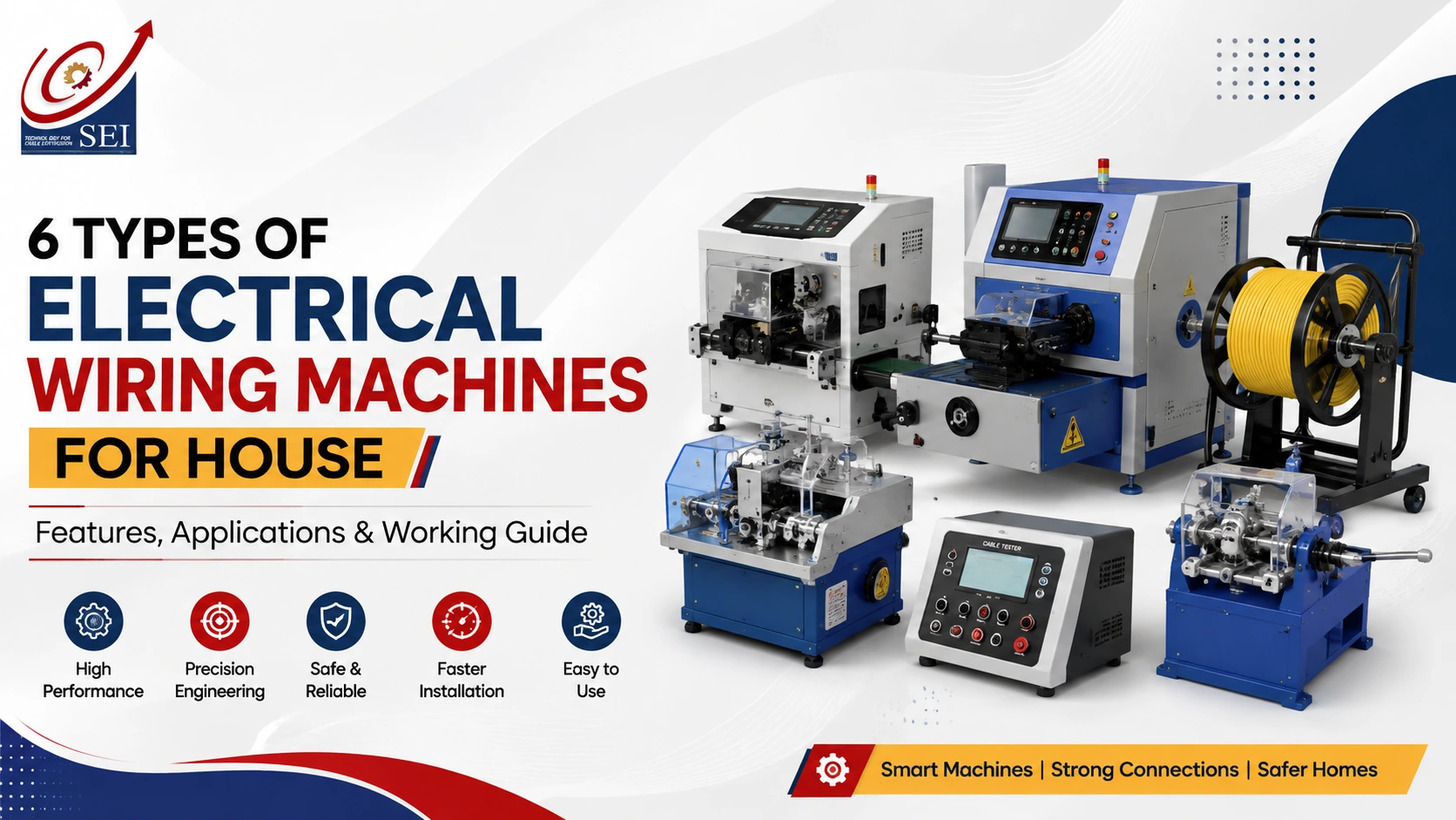 You are currently viewing 6 Types of Electrical Wiring Machines for House: Features, Applications & Working Guide
