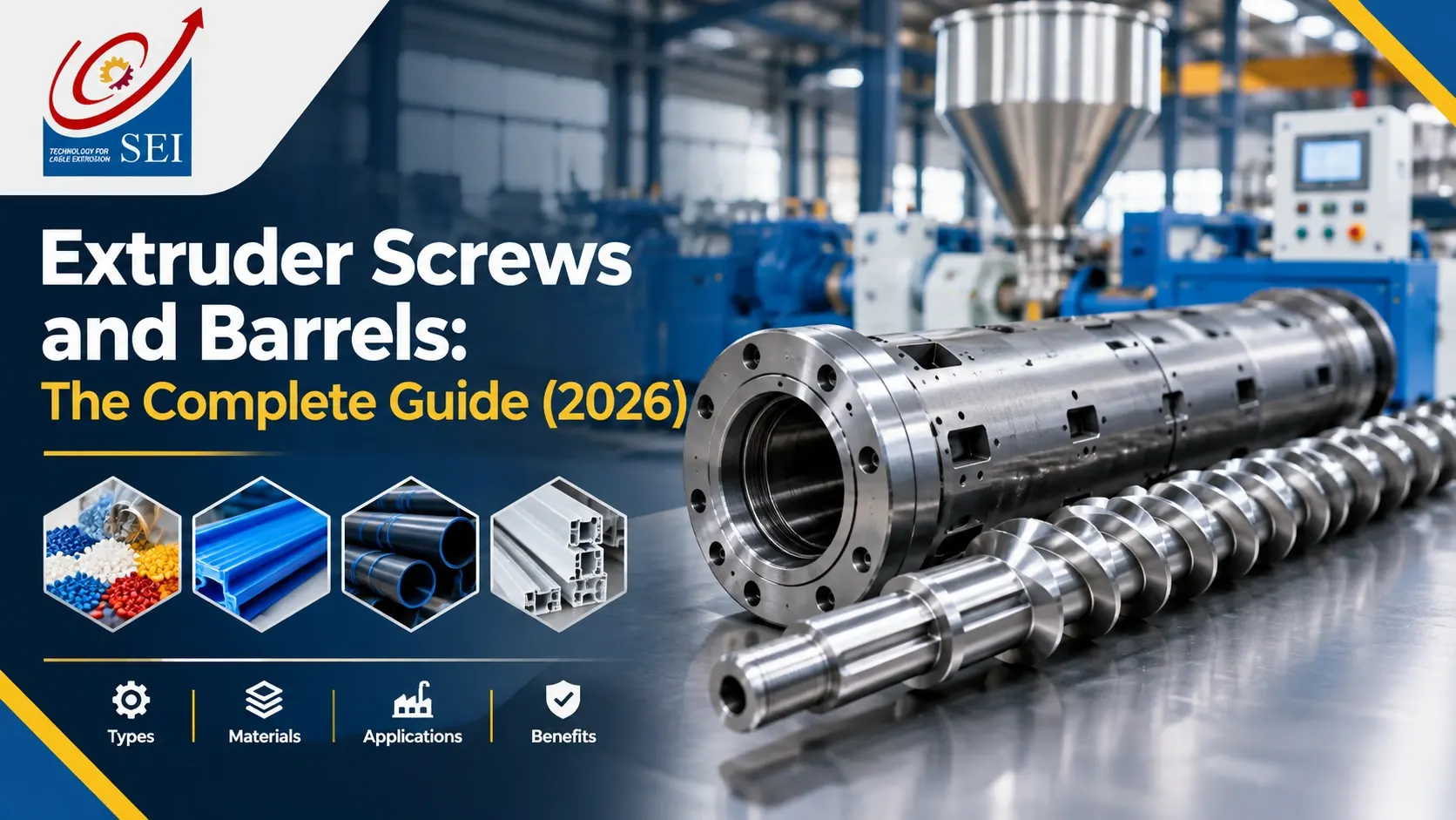 Read more about the article Extruder Screws and Barrels: The Complete Guide (2026)